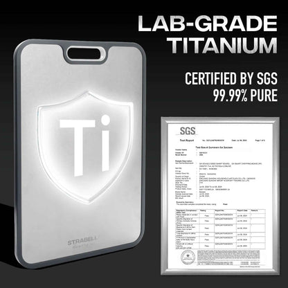 Strabella Titanium Cutting Board - Antibacterial and Scratch Resistant Mother's Day Gift Set