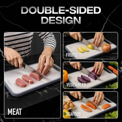 Strabella Titanium Cutting Board - Antibacterial and Scratch Resistant Mother's Day Gift Set